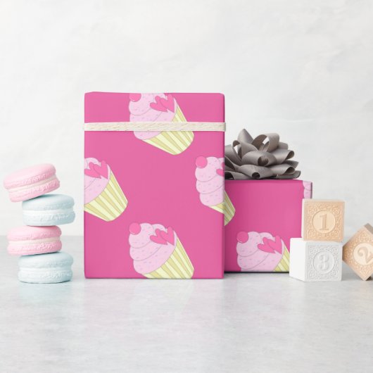 illusima Versierde Cupcake Cadeaupapier (Baby Shower)