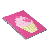 illusima Versierde Cupcake Notitieboek (Rechterzijde)