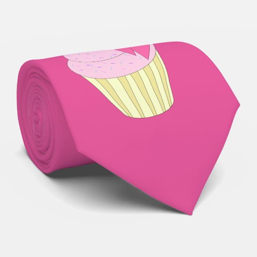 illusima Versierde Cupcake Stropdas (Opgerold)