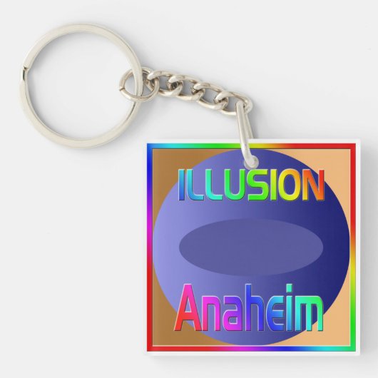"ILLUSION Anaheim"-Sleutelhanger! Sleutelhanger (voorkant)