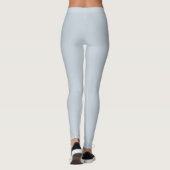Illusion Blue Effen Kleur Leggings (Achterkant)