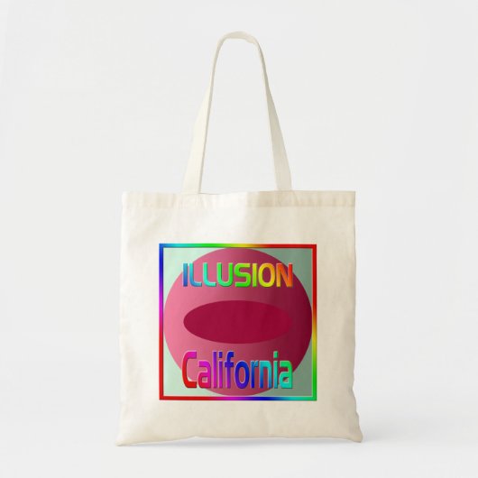 "ILLUSION California"-tas! Tote Bag (Voorkant)