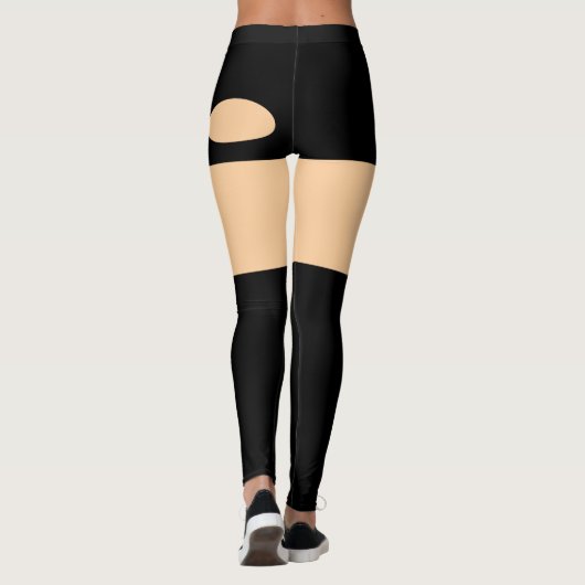 Illusion Cutout-Leggings Leggings (Achterkant)