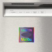 "ILLUSION Malibu" Magnet! Magneet (Insitu (Vaatwasser))