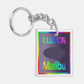 "ILLUSION Malibu"-Sleutelhanger! Sleutelhanger (Voorkant Links)