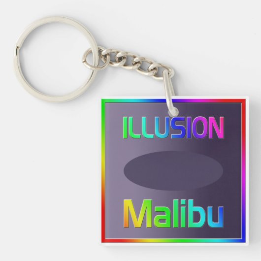 "ILLUSION Malibu"-Sleutelhanger! Sleutelhanger (Voorkant)