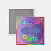 "ILLUSION Paris" Magnet (Voorkant / Achterkant)