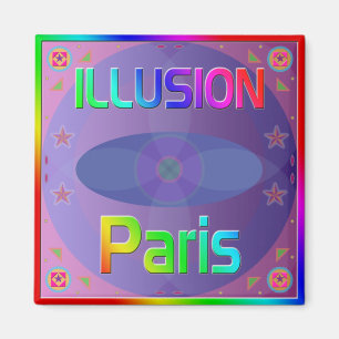 "ILLUSION Paris" Magnet