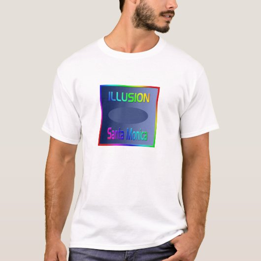 "ILLUSION Santa Monica" T-Shirt (Voorkant)