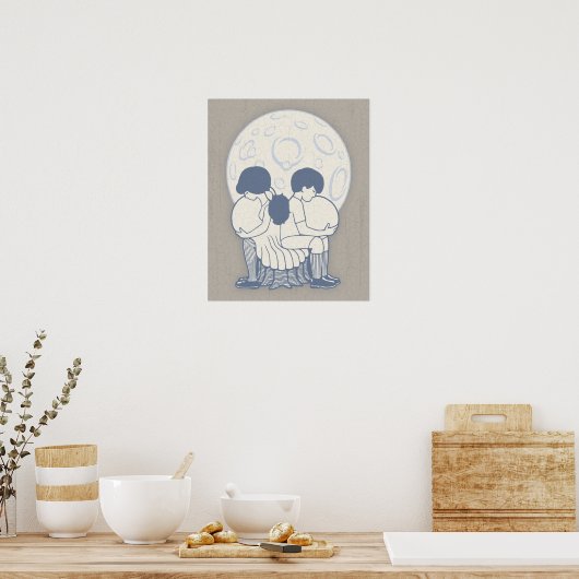 Illusion Skull 913 Poster (Keuken)