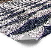 Illusion Tiles Art: Funchal, Madeira (Portugal) P Poster (Hoek)