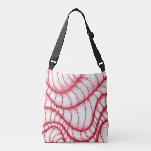 Illusion Worms Crossbody Bag Crossbody Tas (Voorkant)