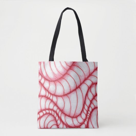 Illusion Worms-Tas Tote Bag (Voorkant)