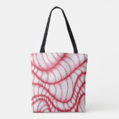 Illusion Worms-Tas Tote Bag (Achterkant)