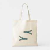 Illusion Zip Design Canvas tas (Achterkant)