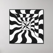 Illusionary Square | Modern Canvas Afdruk (Voorkant)