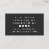 Illusionist Magician Magic Pet Kaart Tricks Trendy Visitekaartje (Achterkant)