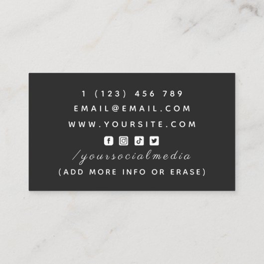 Illusionist Magician Magic Pet Kaart Tricks Trendy Visitekaartje (Achterkant)