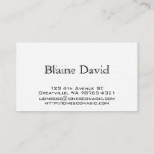 Illusionist Visitekaartje (Achterkant)