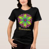 Illusoire Namaste-caleidoscoop Tri-Blend Shirt (Voorkant)