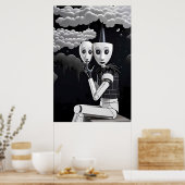 Illusoire veralgemening van klinische voorspelling poster (Keuken)