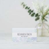 Illustere Bloemen | Elegant Visitekaartje (Staand voorkant)