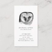 Illustrated AI Consultant Business Card Visitekaartje (Voorkant)