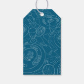 Illustrated Brunch Gift Tag Cadeaulabel (Voorkant)
