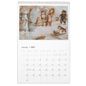 Illustrated Cats Art Calendar 2018 Kalender (Jan 2027)