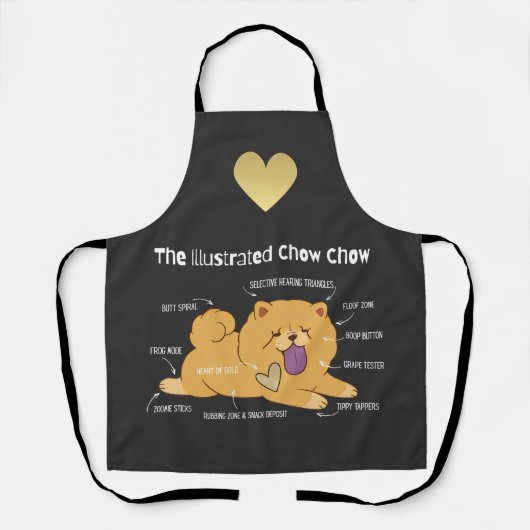 ILLUSTRATED CHOW  SCHORT (Voorkant)