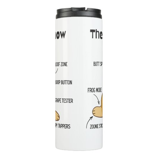 ILLUSTRATED CHOW  THERMOSBEKER (Achterkant)