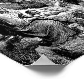 Illustrated Christmas Nativity Scene Poster (Hoek)