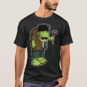 Illustrated Frankenstein Original Character Graphi T-shirt (Voorkant)