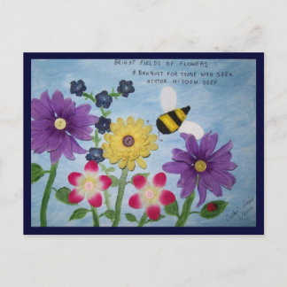 Illustrated Haiku postcard Briefkaart