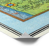 Illustrated Map of San Francisco 1927 Poster (Hoek)