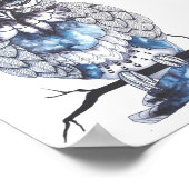 Illustrated Owl design Poster (Hoek)