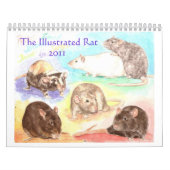 Illustrated Rat Portreit Calendar 2011 Kalender (Hoes)