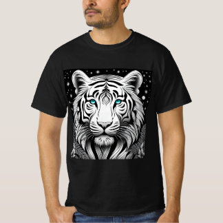 Illustrated tiger face T-Shirt