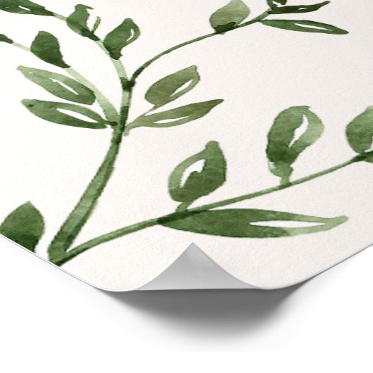 Illustrated Wedding Bar Menu Poster (Hoek)