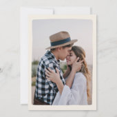 Illustrated Whimsical Hand-Drawn Wedding Save The Date (Achterkant)