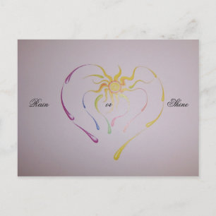 illustratie 011, Regen                             Briefkaart