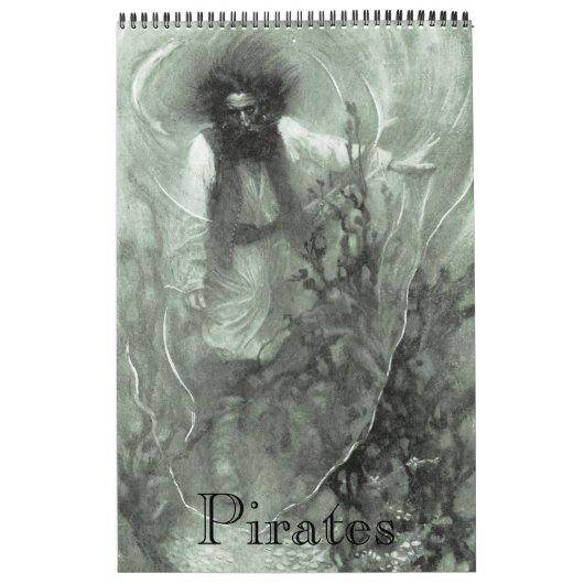  illustratie 12 maanden piraat kalender (Hoes)