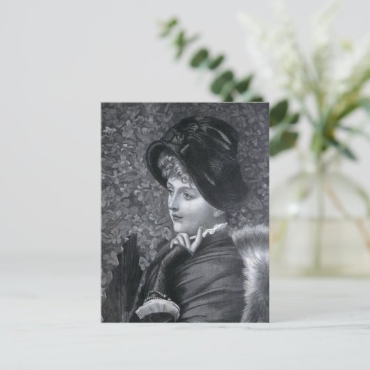  illustratie "A Reverie" Briefkaart (Staand voorkant)