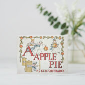 Illustratie "A" uit "Apple Pie Alphabet" Briefkaart (Staand voorkant)