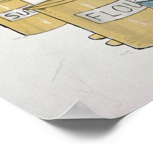 Illustratie "A" uit "Apple Pie Alphabet" Poster (Hoek)