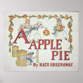 Illustratie "A" uit "Apple Pie Alphabet" Poster (Voorkant)