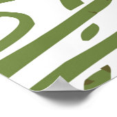  illustratie - Abstracte Art Nouveau Beauti Poster (Hoek)