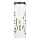  illustratie - Abstracte Art Nouveau Beauti Thermosbeker (Achterkant)