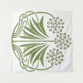  illustratie - Abstracte Art Nouveau Beauti Wandkleed (Voorkant (horizontaal))