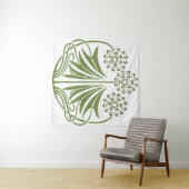  illustratie - Abstracte Art Nouveau Beauti Wandkleed (In Situ (horizontaal))